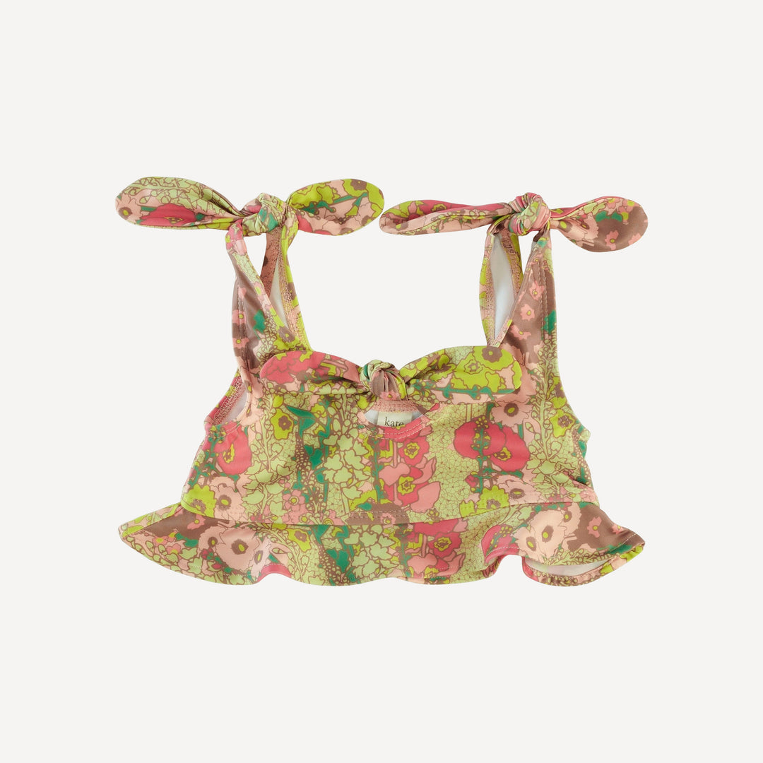 tie bow bikini | emberglow hollyhocks | swim