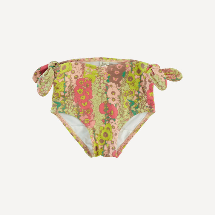 tie bow bikini | emberglow hollyhocks | swim