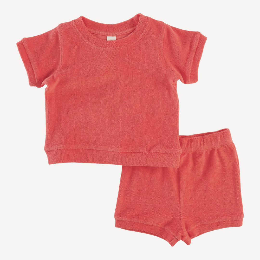 jamie set | emberglow | organic cotton terry
