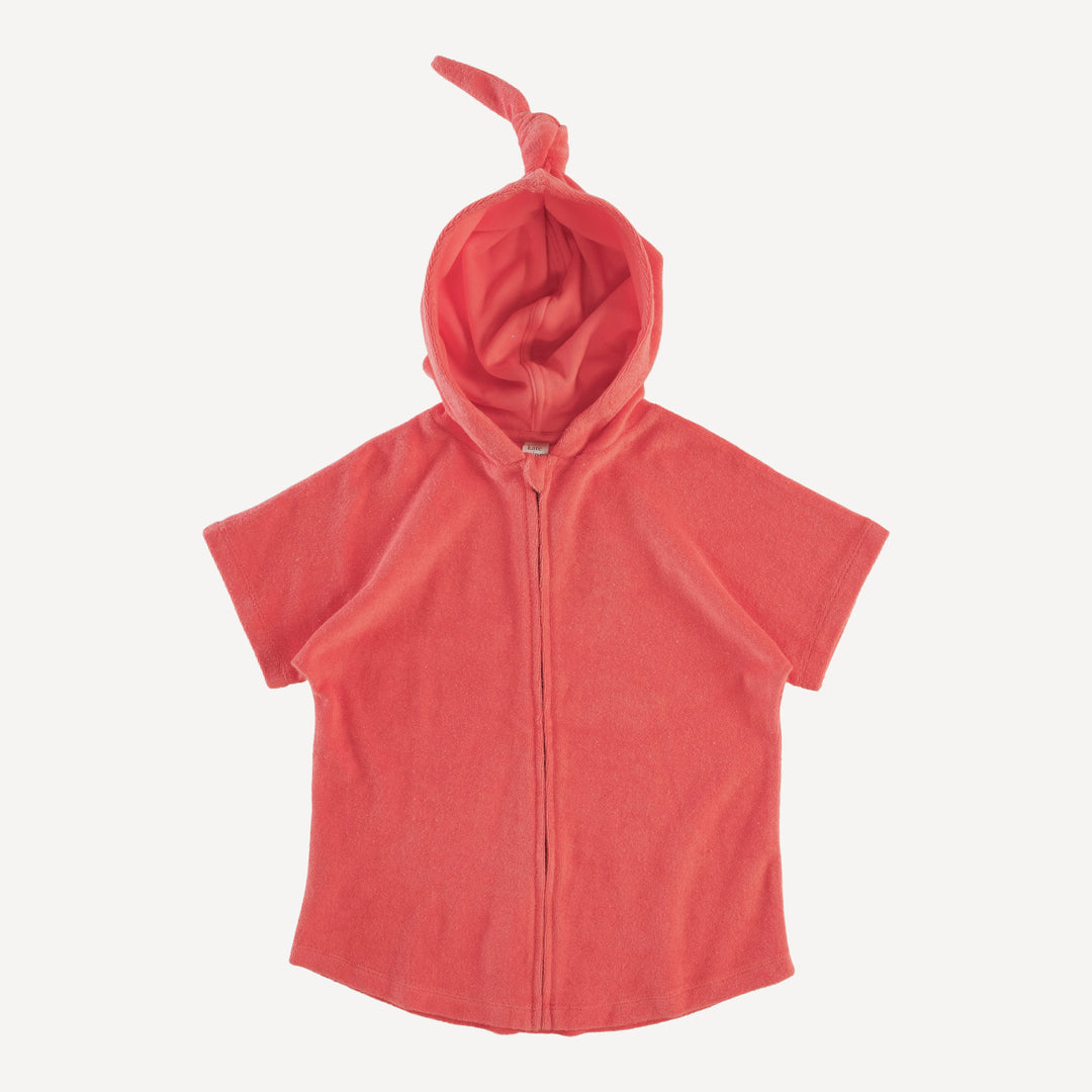 zip coverup | emberglow | organic cotton terry