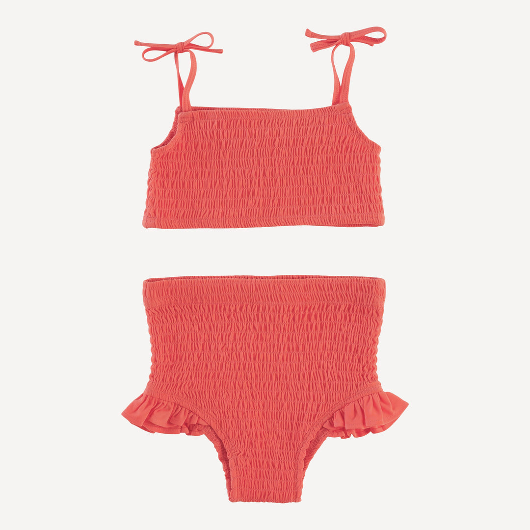 smocked high waist swim set | emberglow | swim