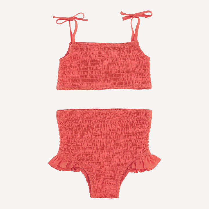 smocked high waist swim set | emberglow | swim