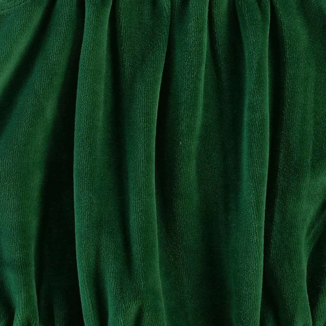 shacket | emerald | organic cotton velour
