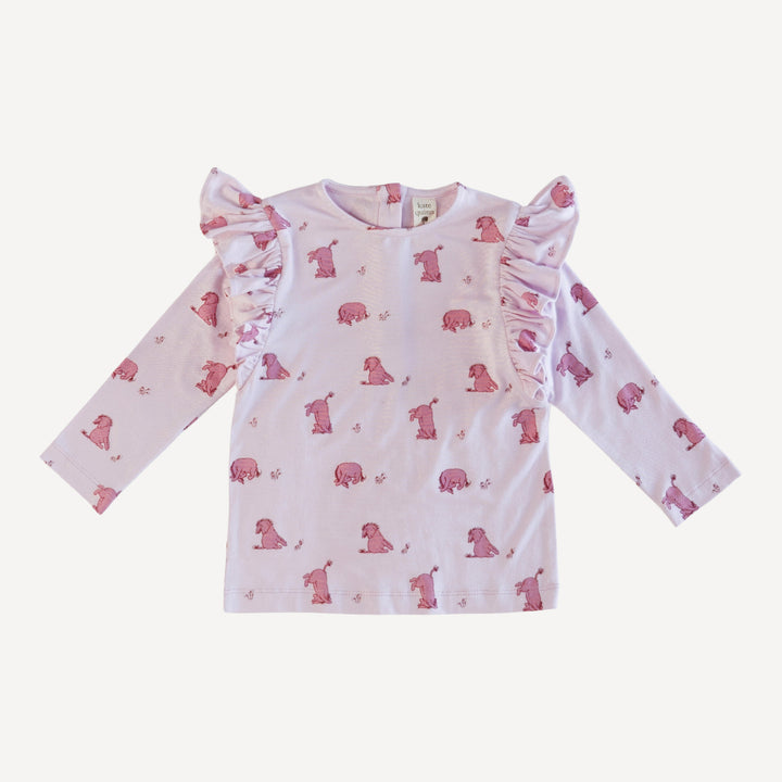 long flutter sleeve tee | eeyore | bamboo