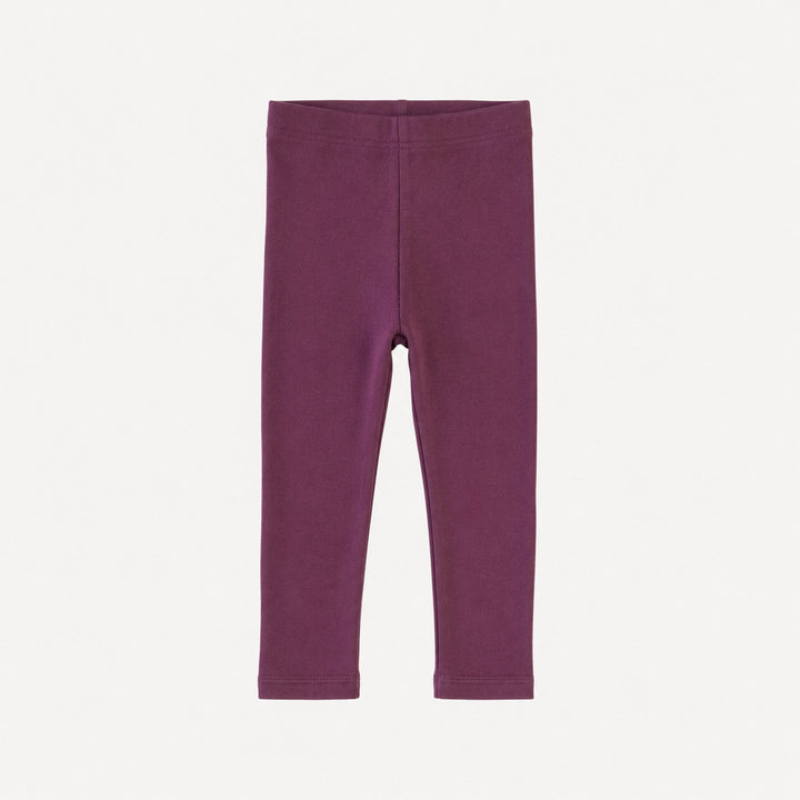 PREORDER classic skinny legging | deep purple | organic cotton interlock