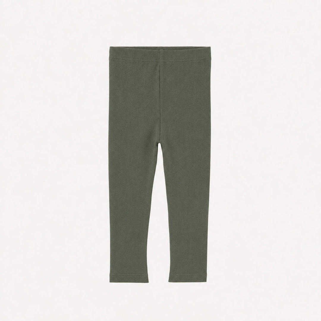 PREORDER classic skinny legging | bronze green | organic cotton interlock
