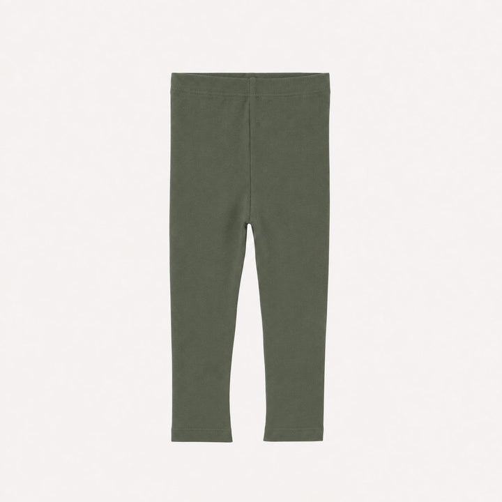 PREORDER classic skinny legging | bronze green | organic cotton interlock