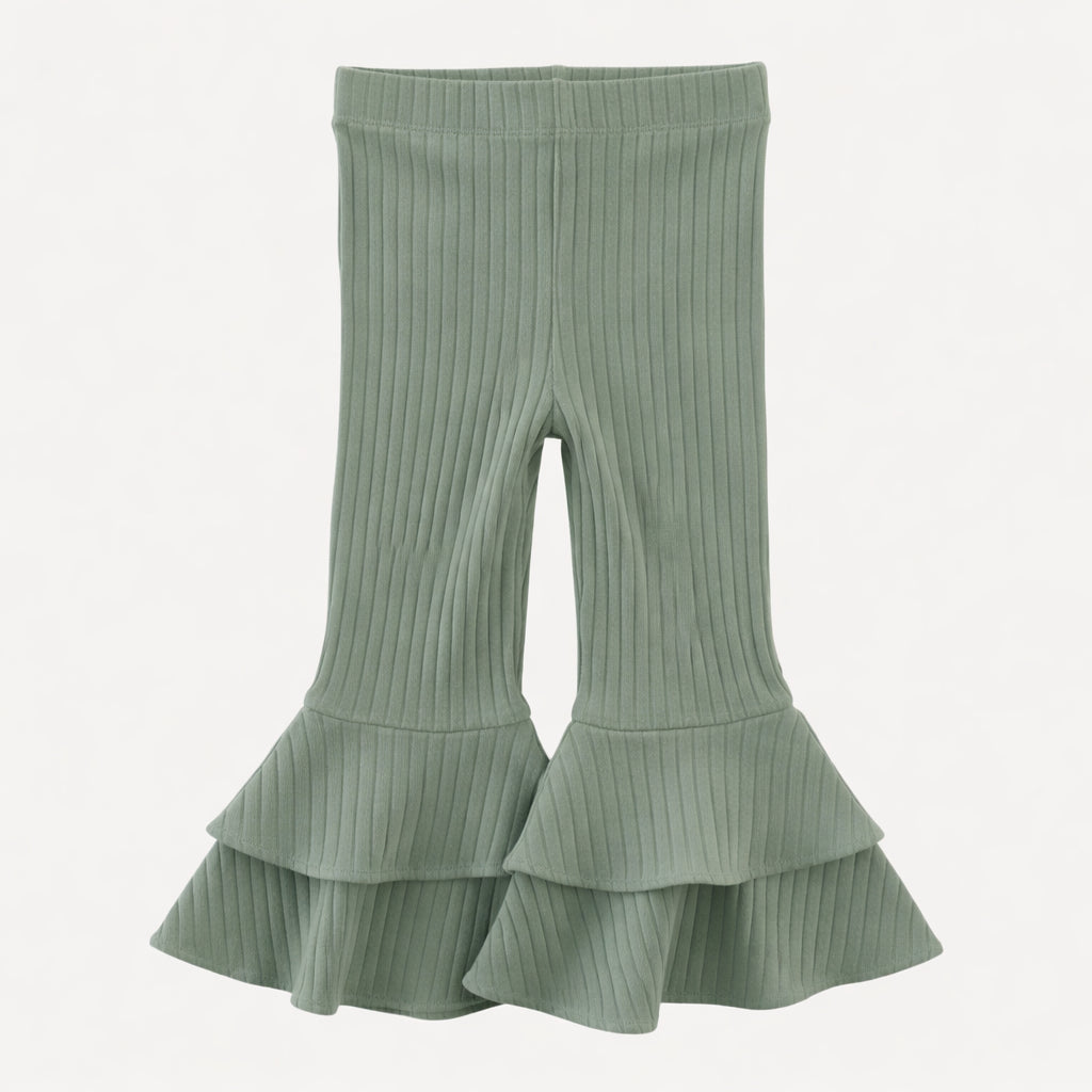 anne pant | jadeite | organic cotton wide rib