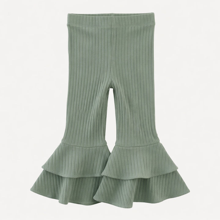 anne pant | jadeite | organic cotton wide rib