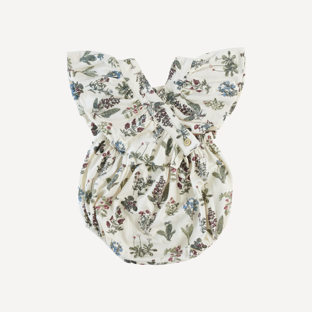 ruffle strap bubble | wildflower litho | modal