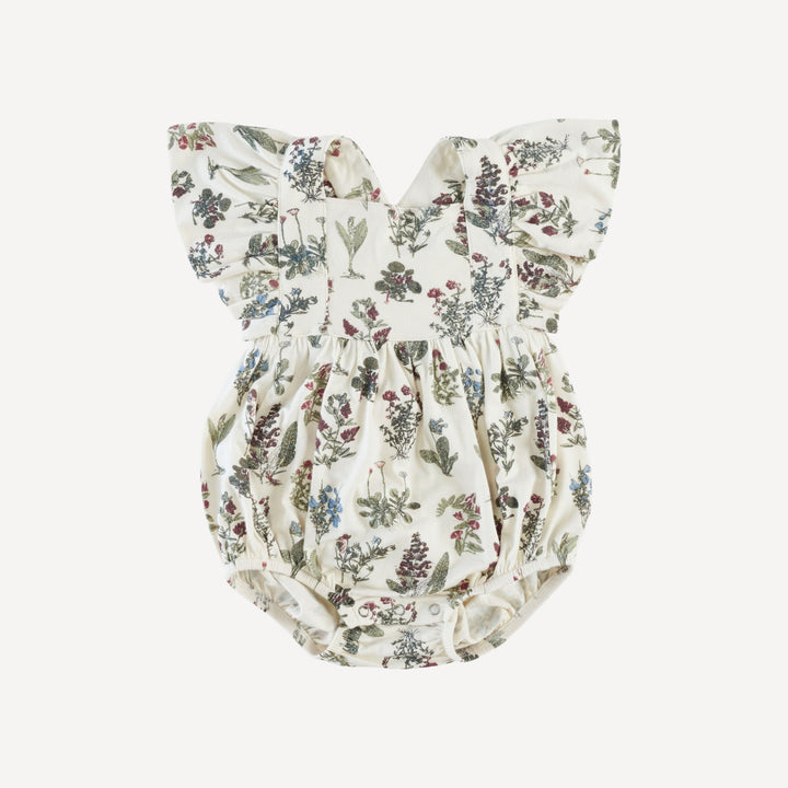 ruffle strap bubble | wildflower litho | modal