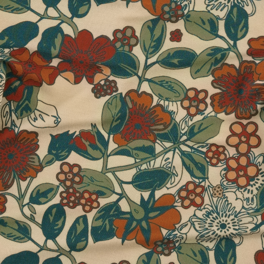 jade short set | farmers floral | light weight bamboo