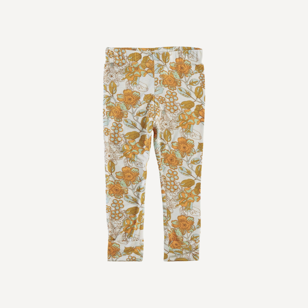 classic cuffed legging | farm floral | lenzing modal