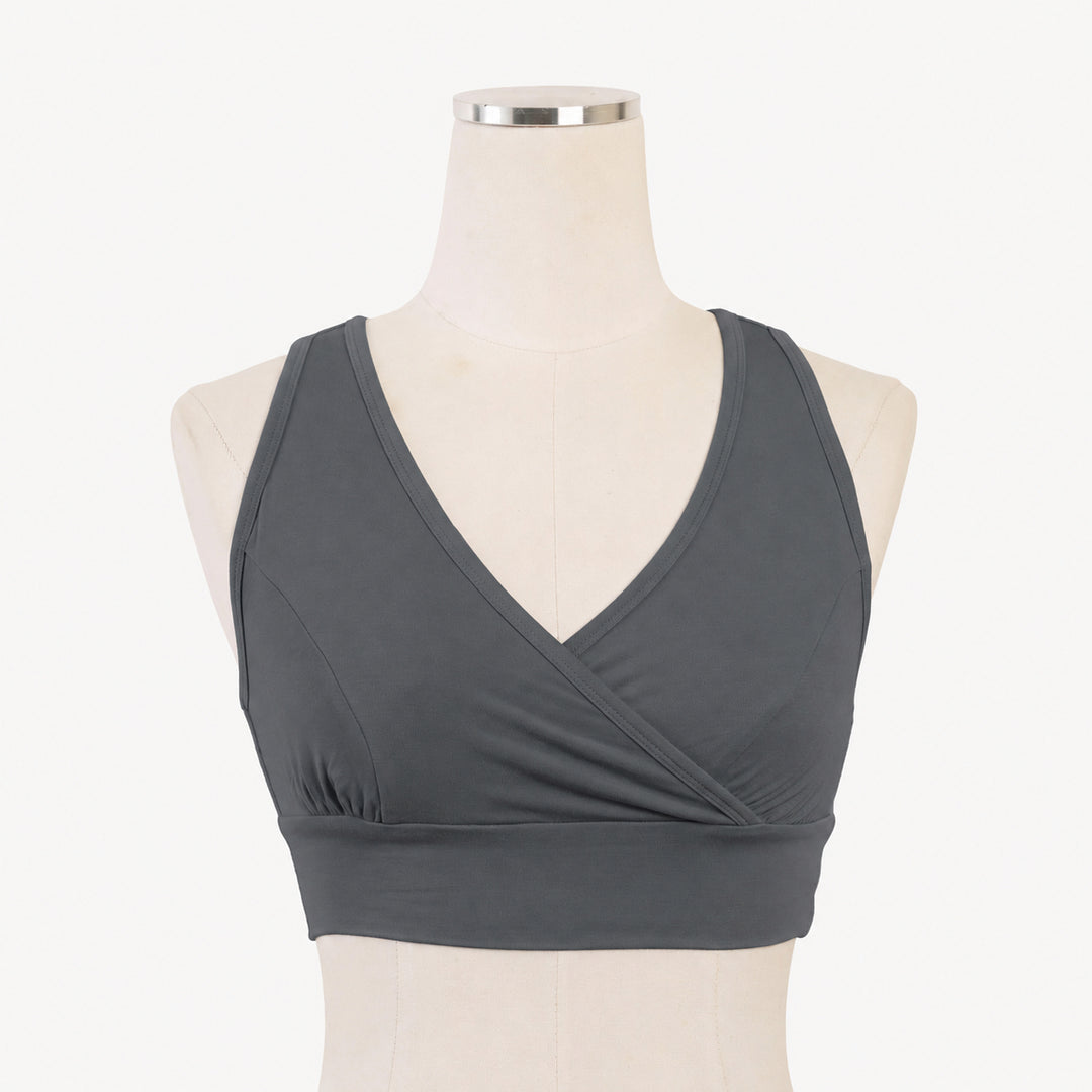 PREORDER womens sleep bra | iron gate | modal