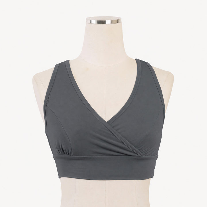PREORDER womens sleep bra | iron gate | modal