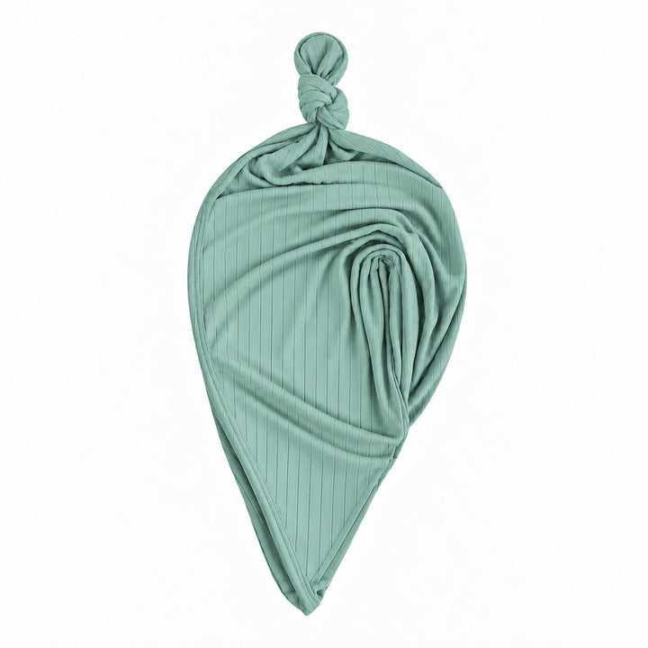 PREORDER classic single layer blanket | blue haze | woods rib