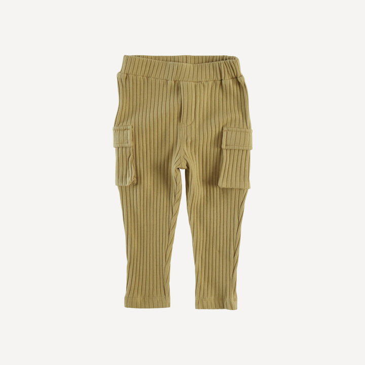 skinny cargo pant | fennel | organic cotton wide rib