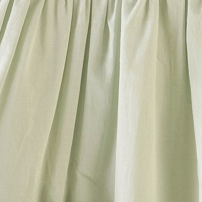 vintage button pocket shortie | foam green | organic cotton woven