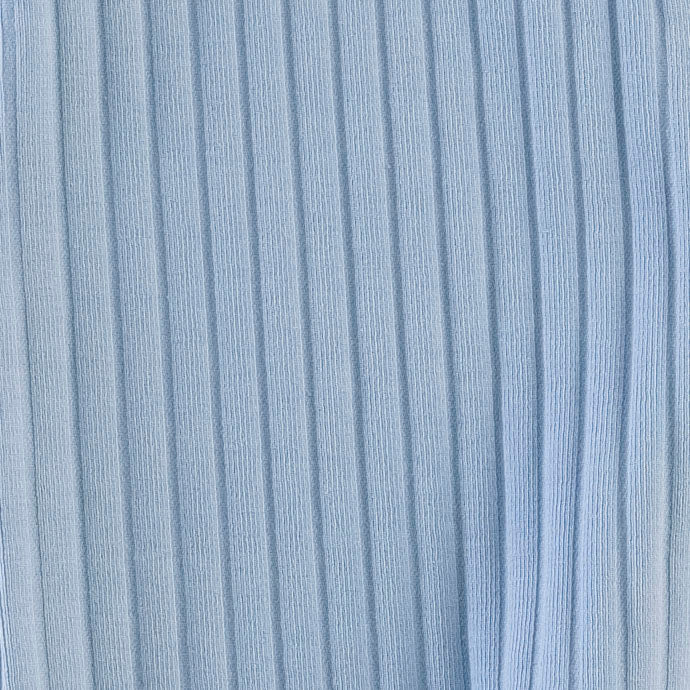 single layer blanket | fog blue | classic rib