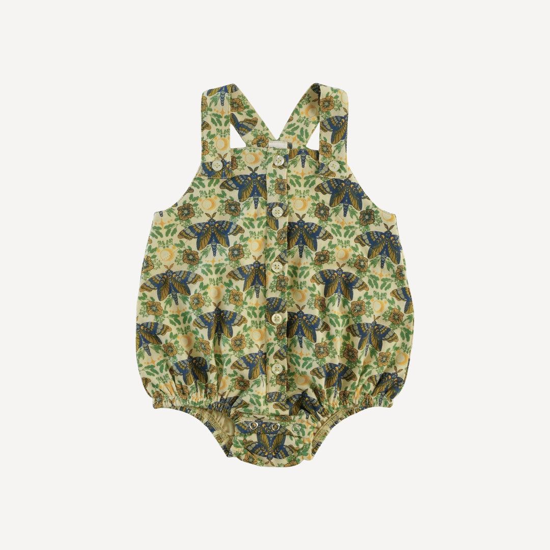 country button bubble | forest butterfly | organic cotton interlock