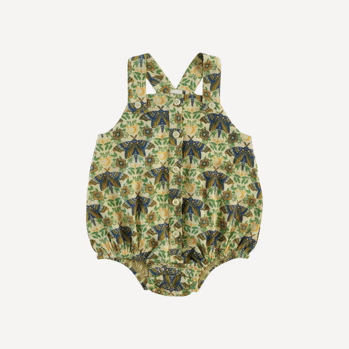 country button bubble | forest butterfly | organic cotton interlock