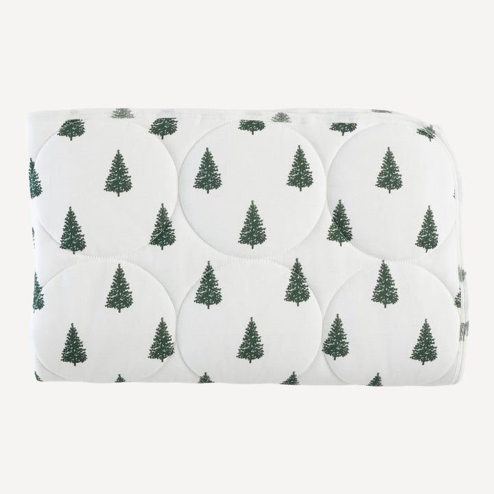 classic quilt | forest pine | organic cotton single rib