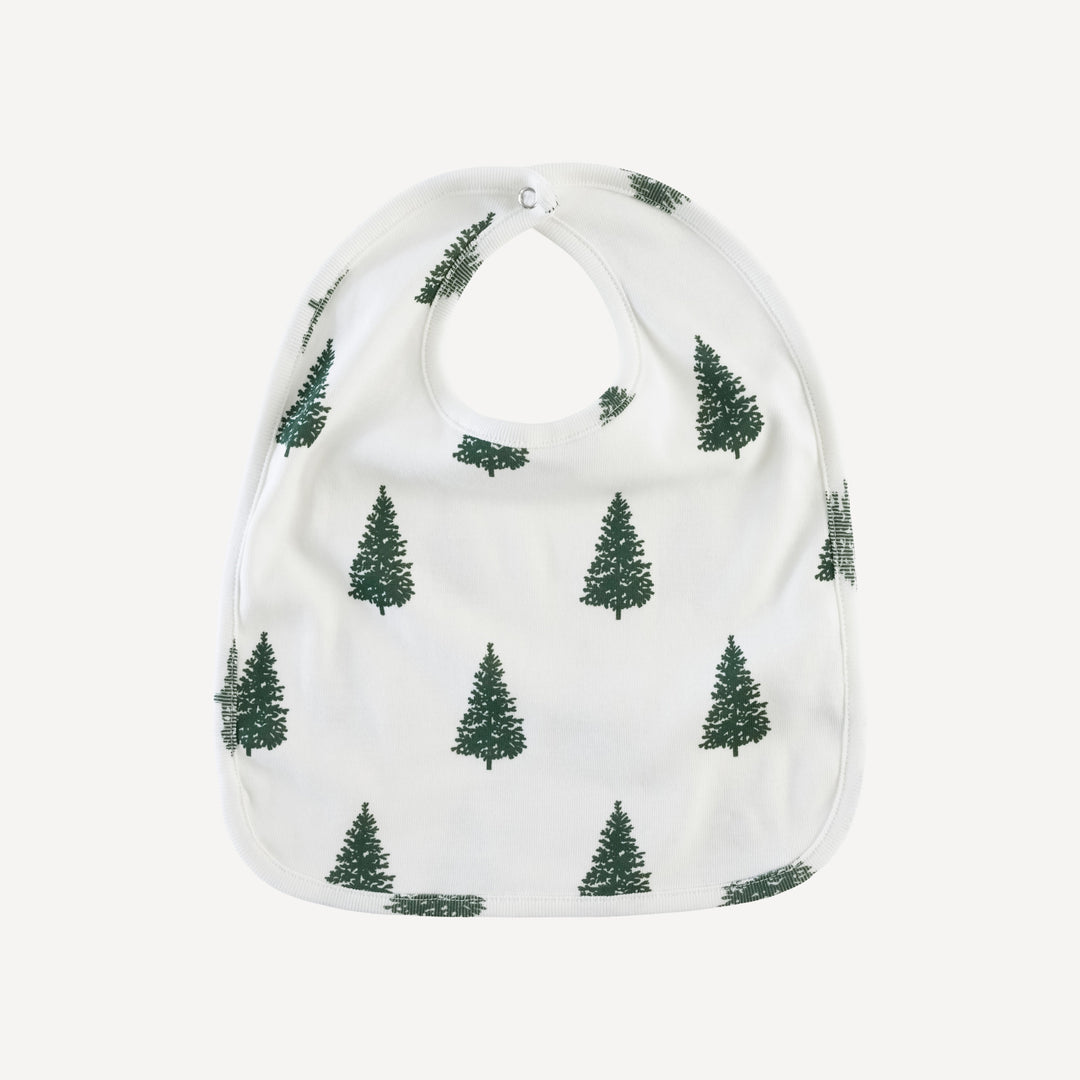 bib | forest pine | organic cotton single rib