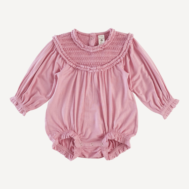 winnie long sleeve bubble | foxglove | bamboo