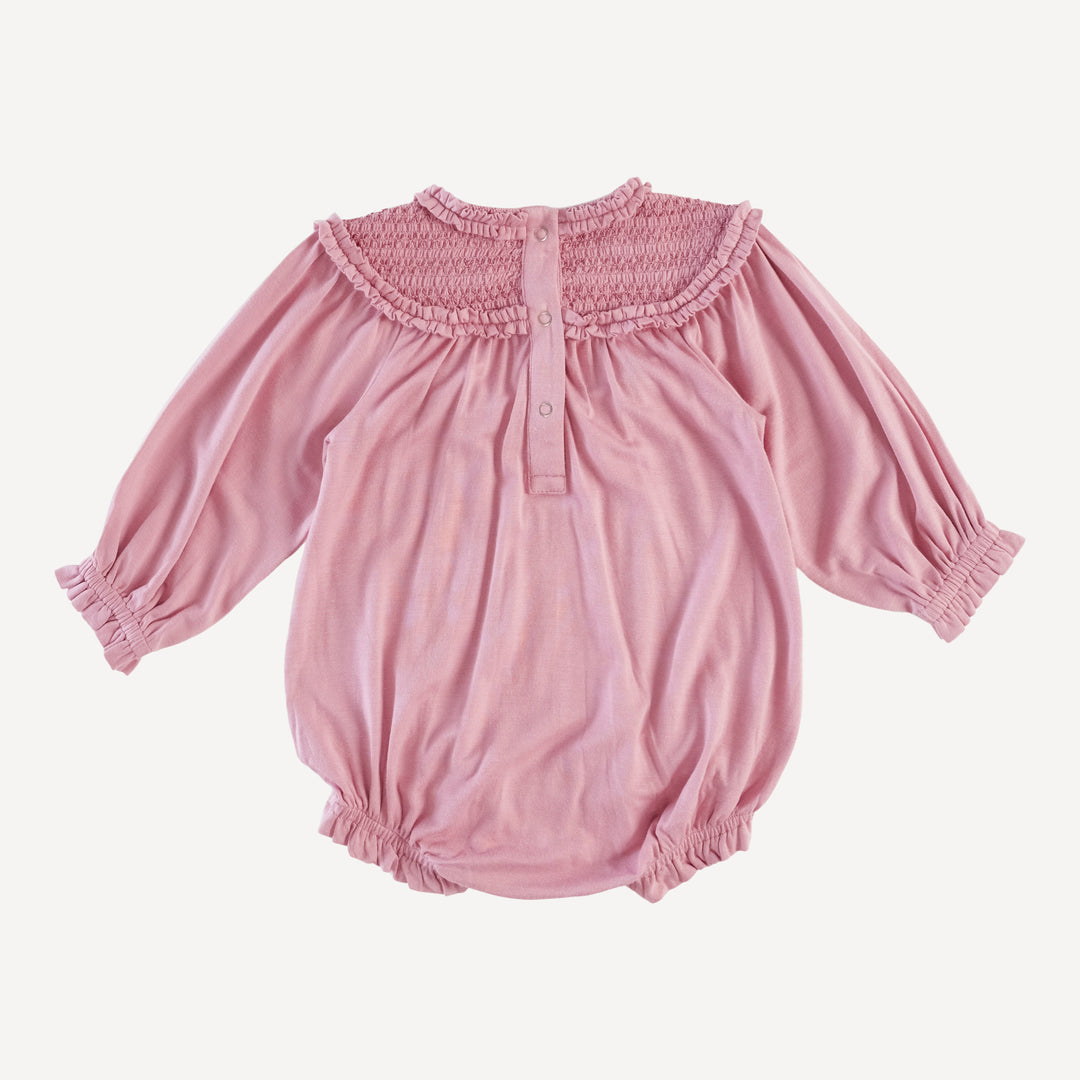 winnie long sleeve bubble | foxglove | bamboo