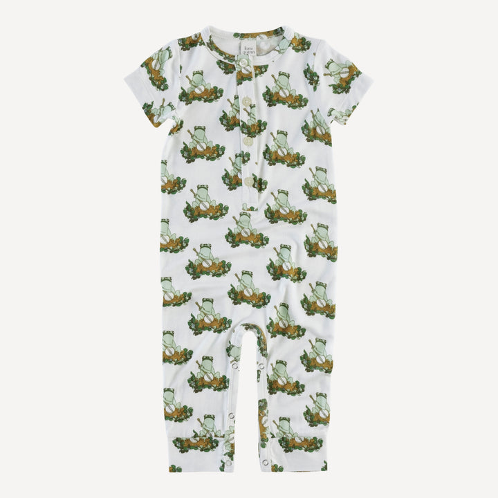 short sleeve union suit | frog and banjo | lenzing modal