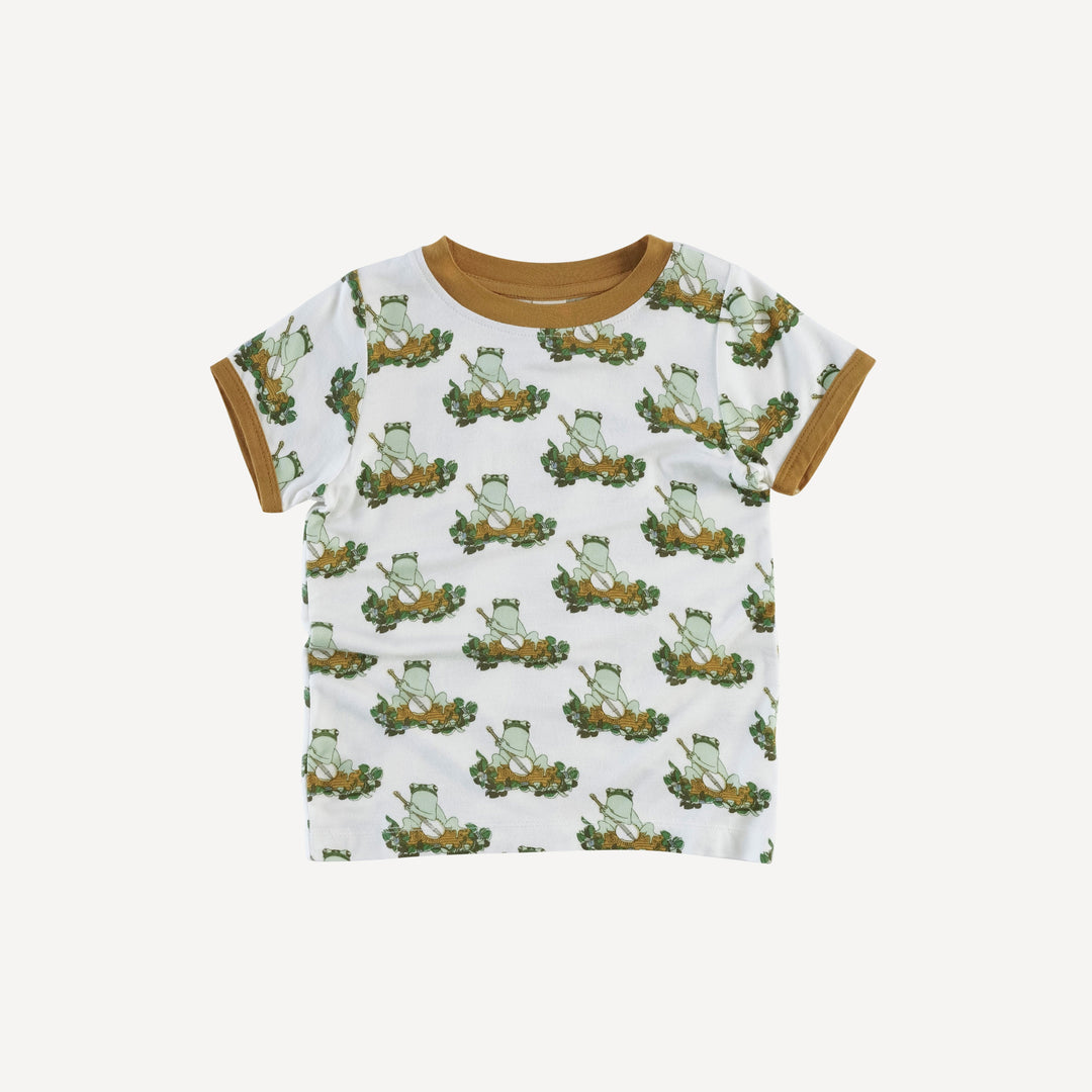 short sleeve ringer tee | frog and banjo | lenzing modal