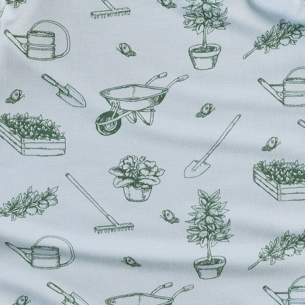 cuffed pocket short | gardening | bamboo