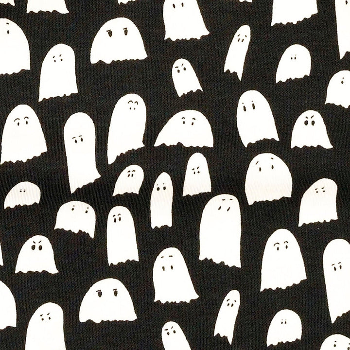 long sleeve lap neck bodysuit | ghost | organic cotton interlock