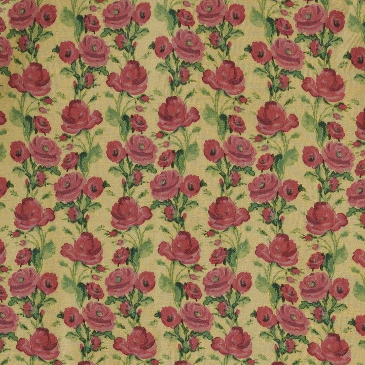 long sleeve ophelia dress | gold climbing rose | bamboo