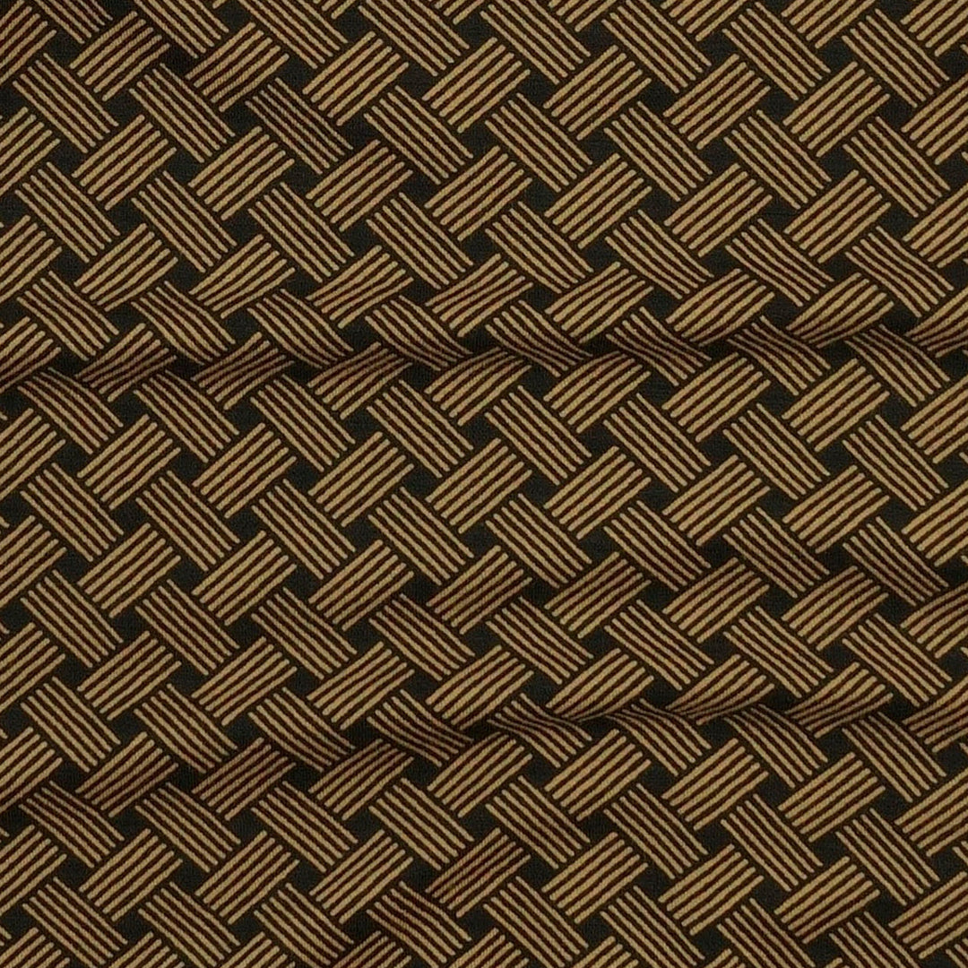 long sleeve military top | golden basketweave | bamboo