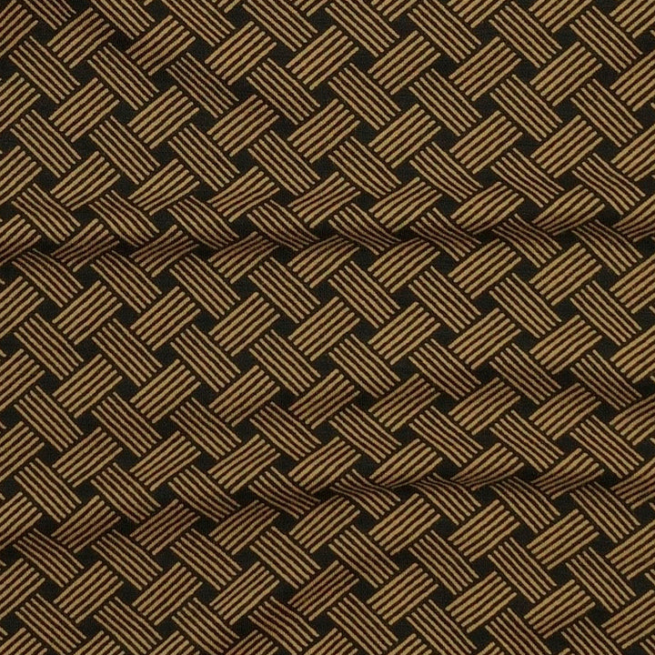long sleeve military top | golden basketweave | bamboo
