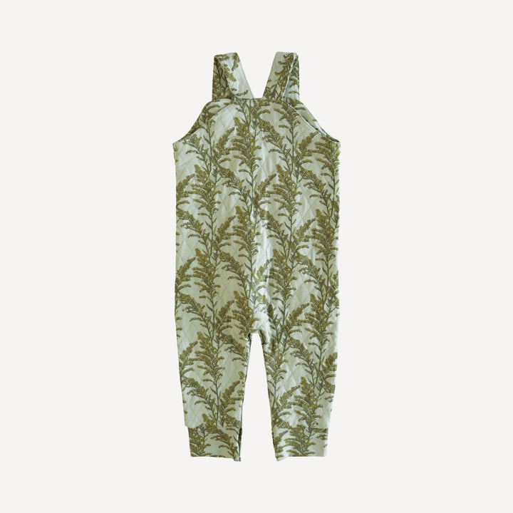 quilted country cuffed jumpsuit | goldenrod | modal