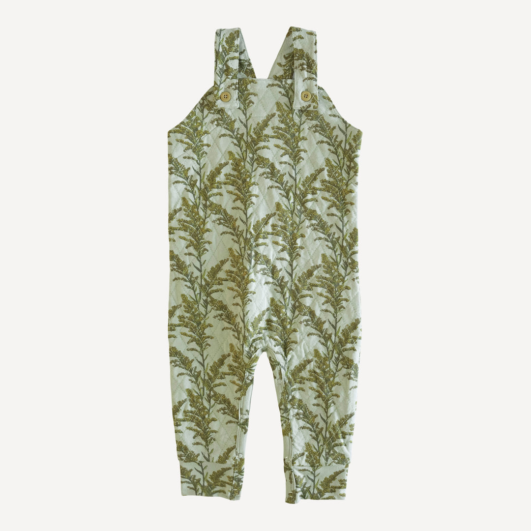 quilted country cuffed jumpsuit | goldenrod | modal