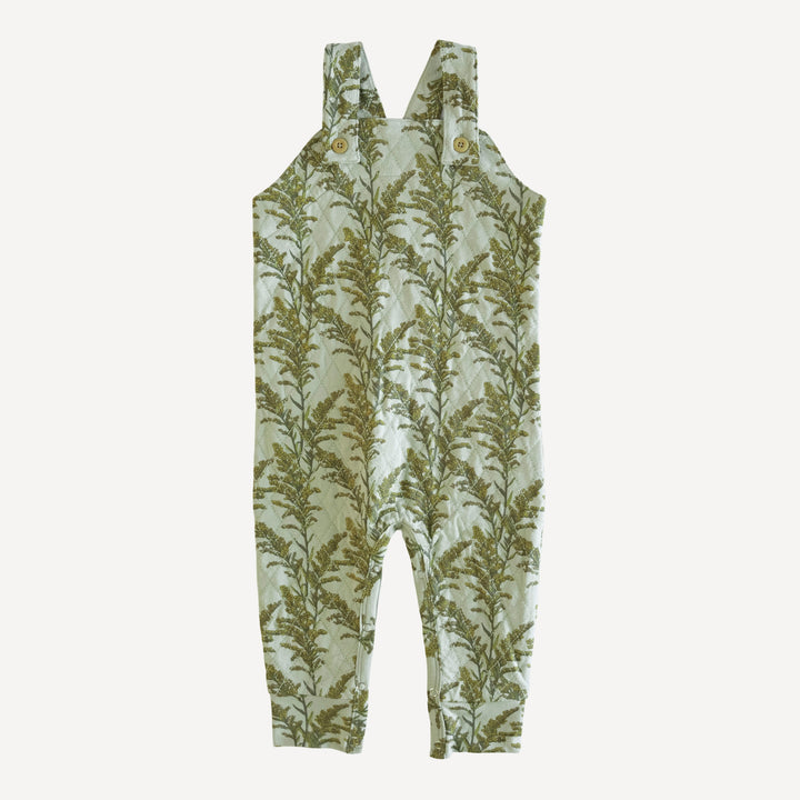 quilted country cuffed jumpsuit | goldenrod | modal