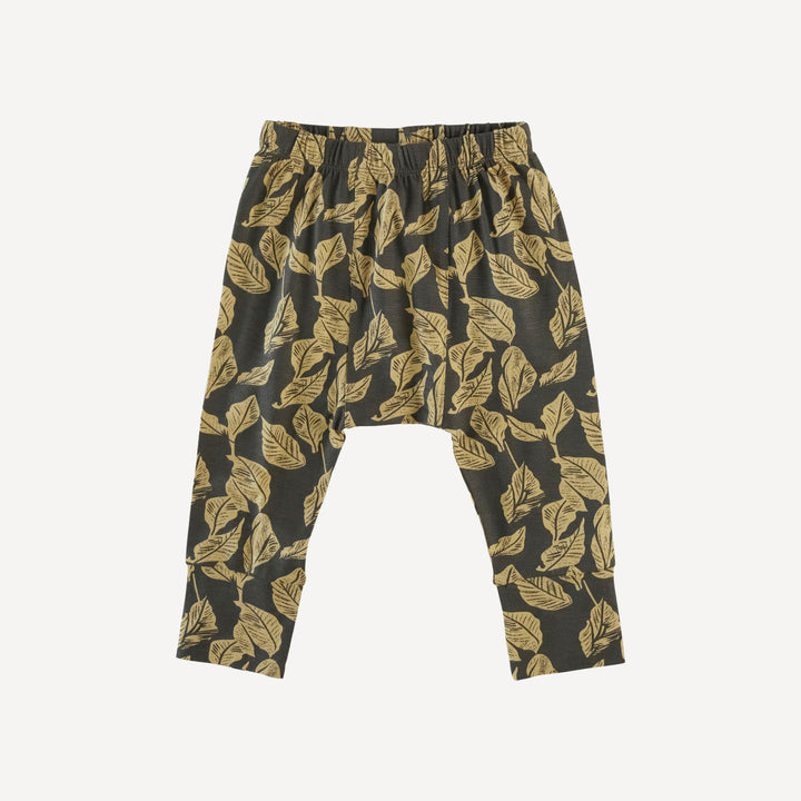 classic panda pant | golden woods leaf | modal