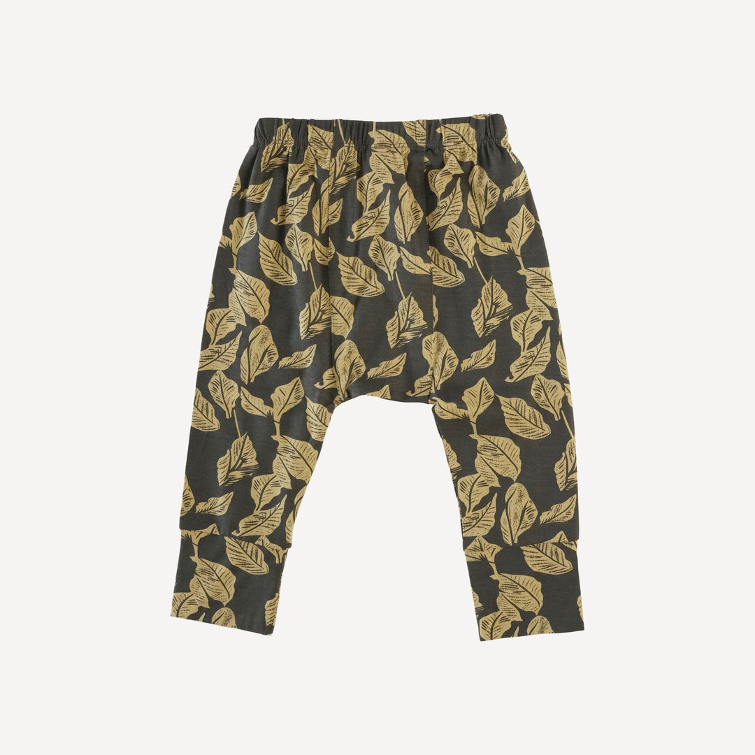 classic panda pant | golden woods leaf | modal