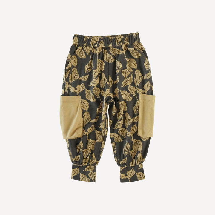 cargo bubble pants | golden woods leaf | modal