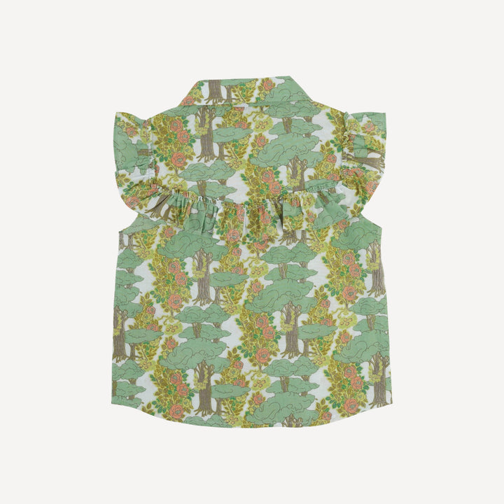 sleeveless goldilocks top | goldilocks morning woods | organic cotton woven