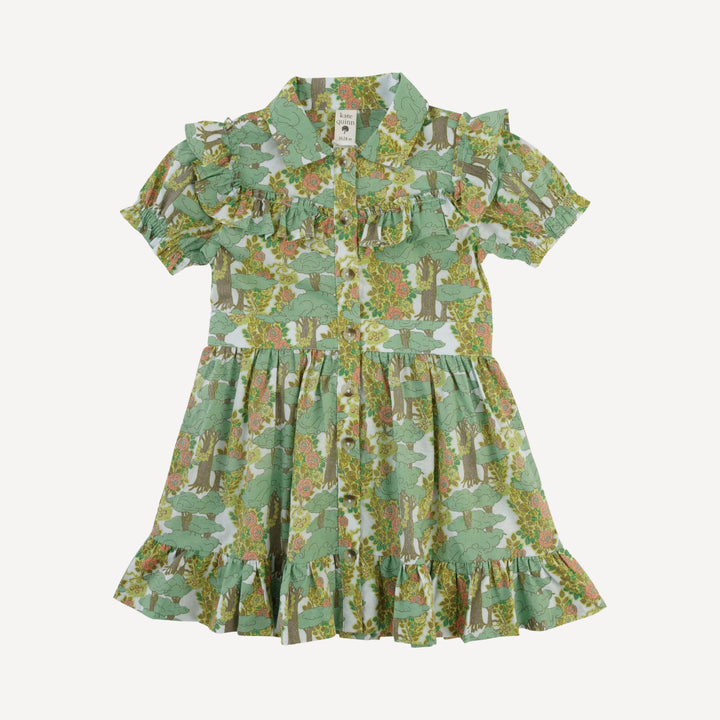 short sleeve goldilocks dress | goldilocks morning woods | organic cotton woven
