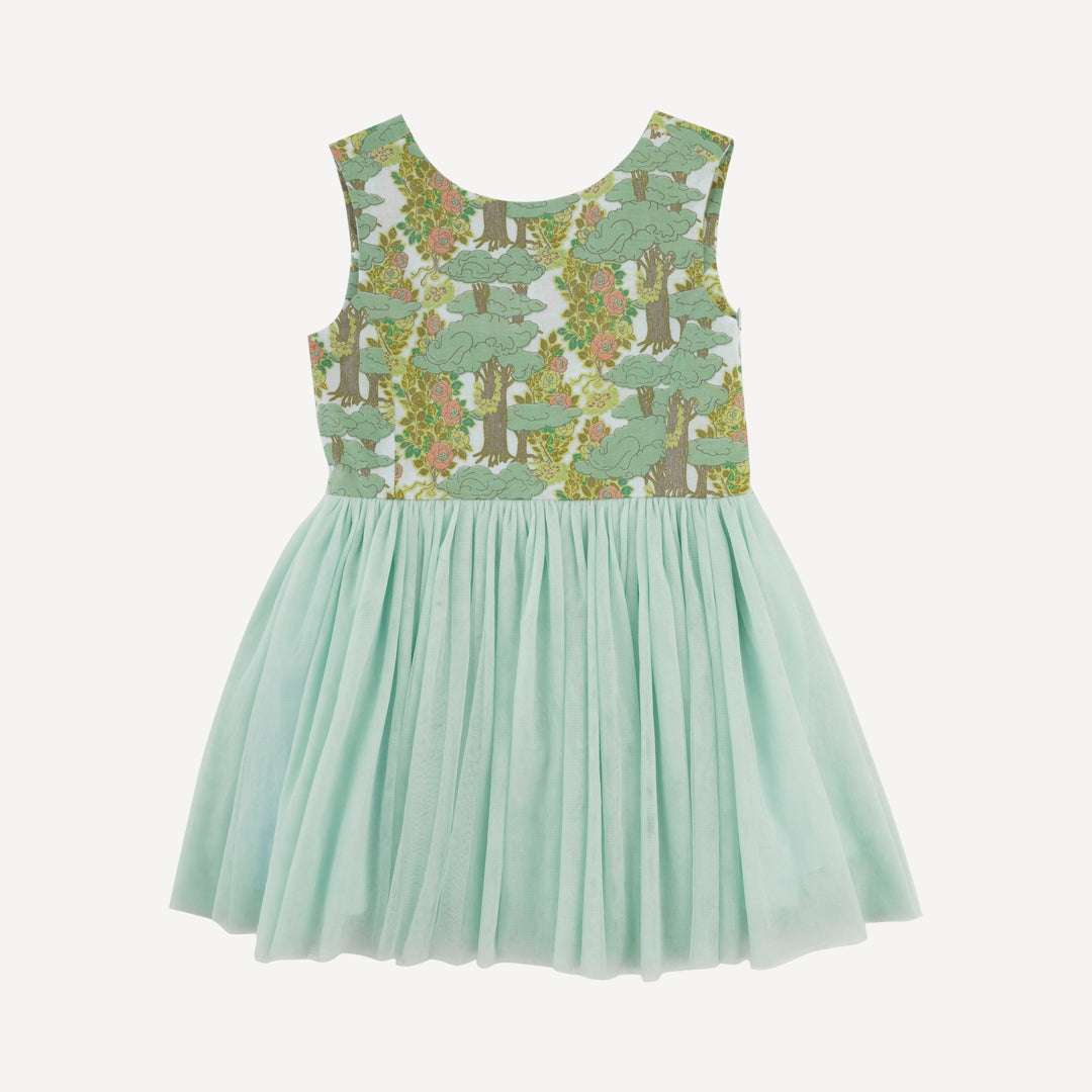 lark dress | goldilocks morning woods | organic cotton woven