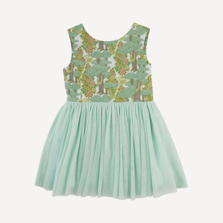 lark dress | goldilocks morning woods | organic cotton woven