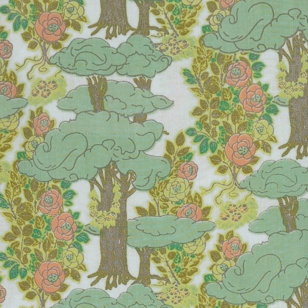 lark dress | goldilocks morning woods | organic cotton woven