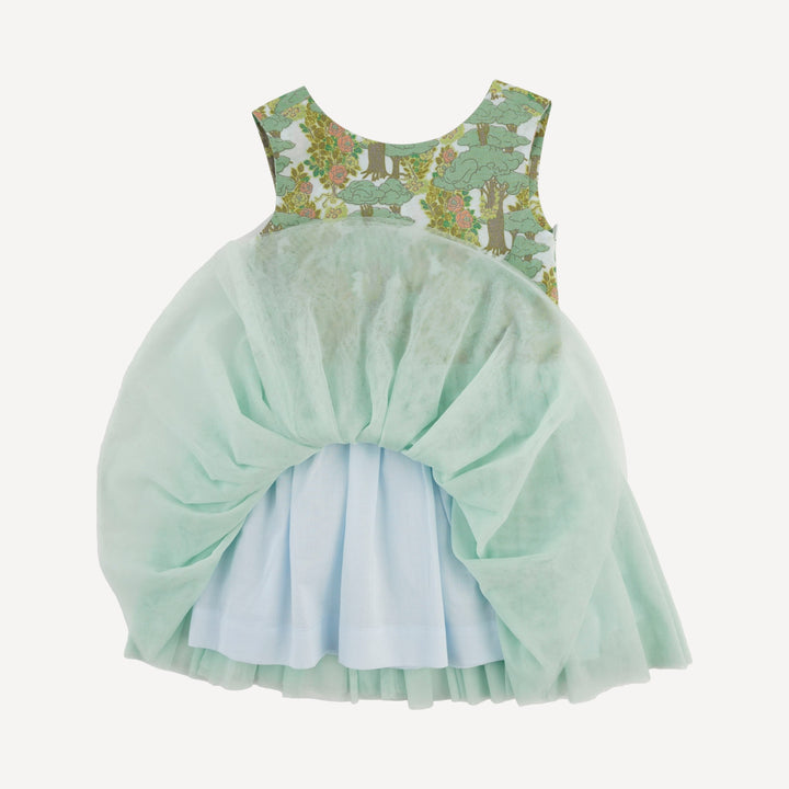 lark dress | goldilocks morning woods | organic cotton woven