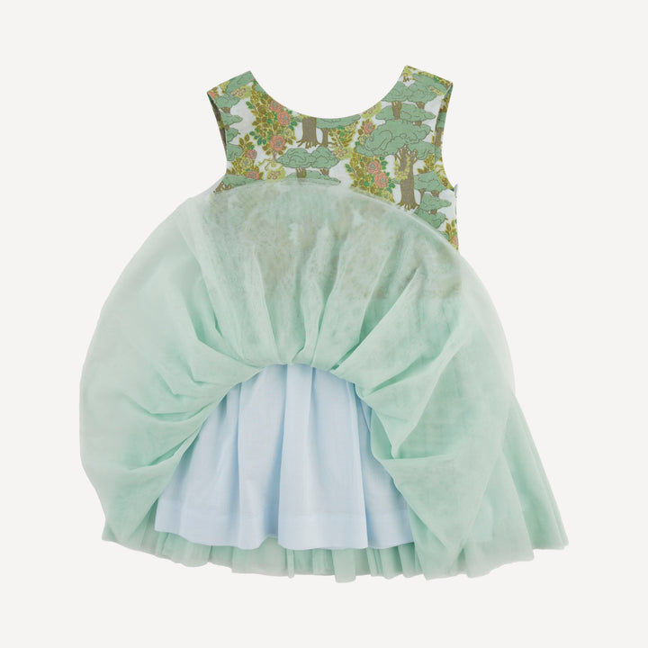 lark dress | goldilocks morning woods | organic cotton woven