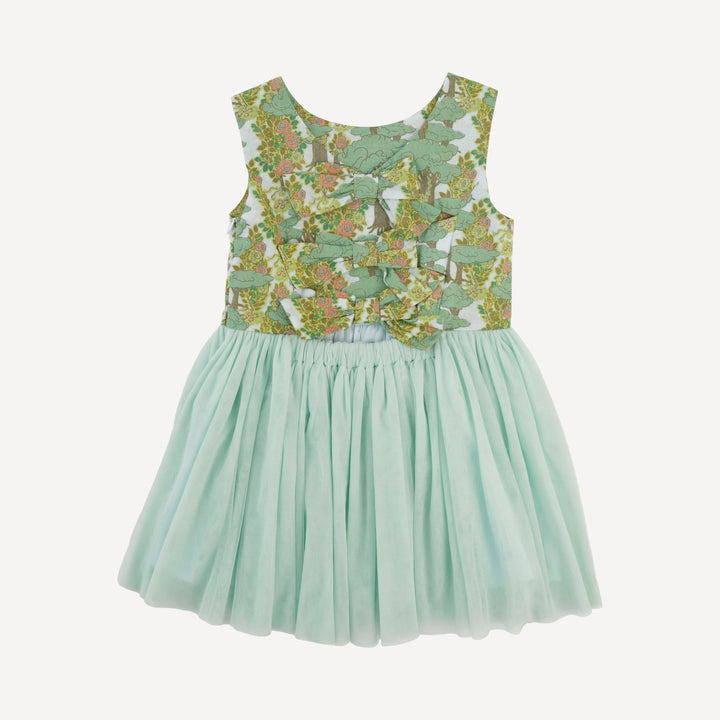 lark dress | goldilocks morning woods | organic cotton woven